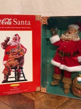 Mattel Coca-Cola Santa Doll Classic Edition Vol. 1 “Hospitality” in Box